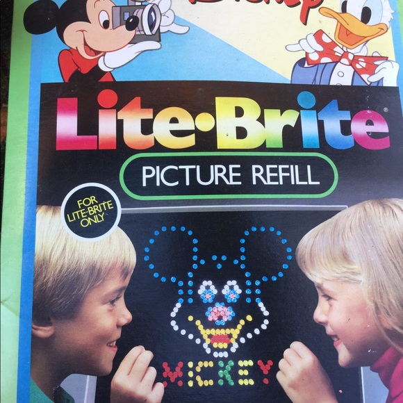 Disney Vintage Lite Brite Paper Picture Refills - Picture 2 of 16